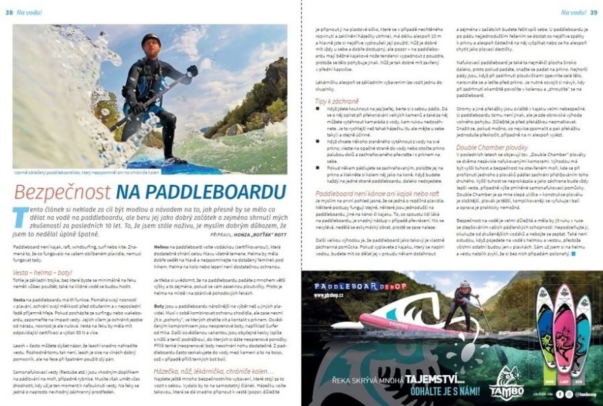 Bezpečně na paddleboardu