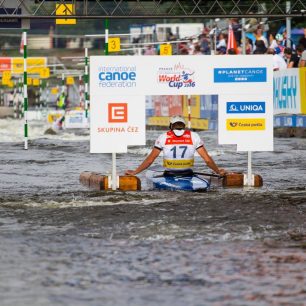 Takhle se závodník cítí pár vteřin před startem SP v Troji. / F: Adam Svoboda