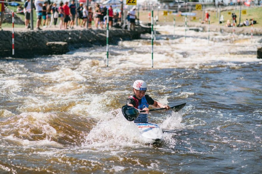 Kajakářka Lucie Nesnídalová