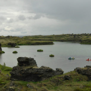 Mývatn. Návrat do zálivu.