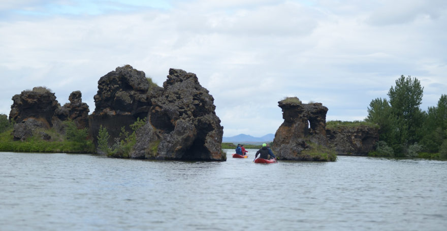 Mývatn. Skaldní útvary Höfði.