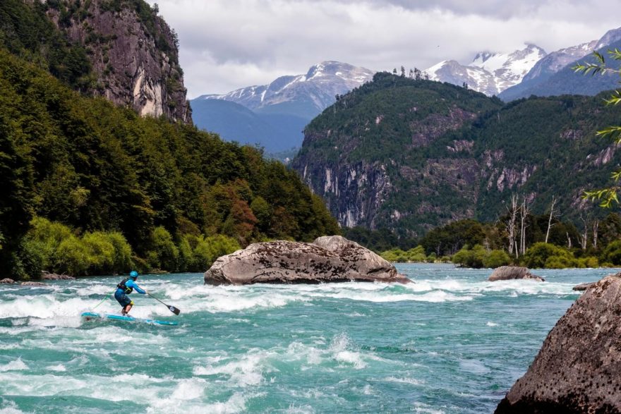 Spodní část Futy byla pro paddleboard nejzábavnější.