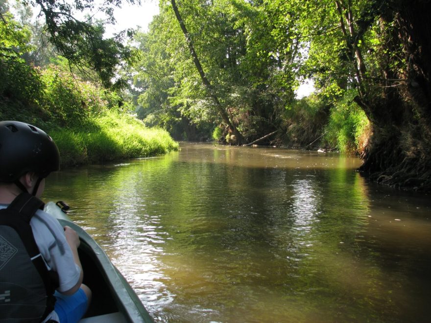 Řeka nad Dědrichovem.