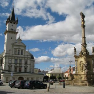 Historické centrum v Uničově.