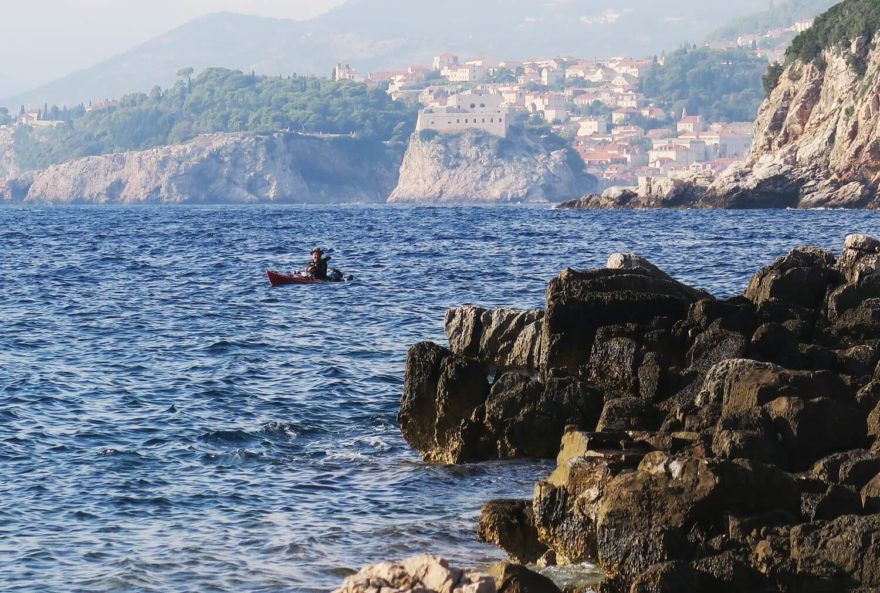 Dubrovník z ostrova Lokrum.