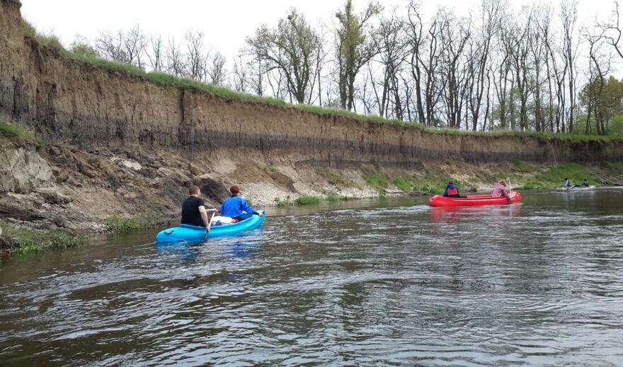 Meandry Dyje pod Krhovicemi.