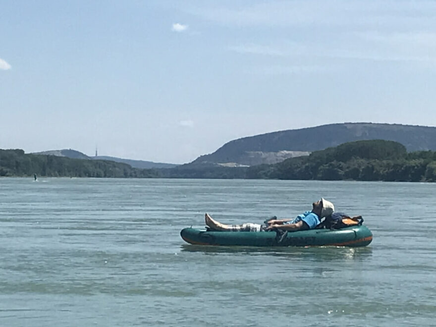 Konečně odpočinek nad Bratislavou.