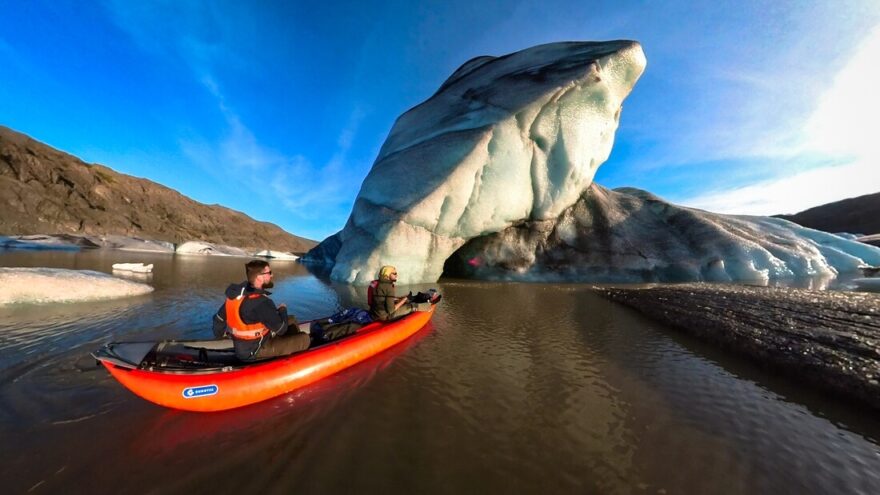 Ledovcové jezero Hofellslón.