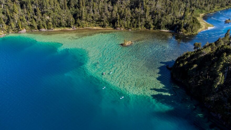 Jezera, ze kterých Rio Blanco vytéká, jsou překrásná.