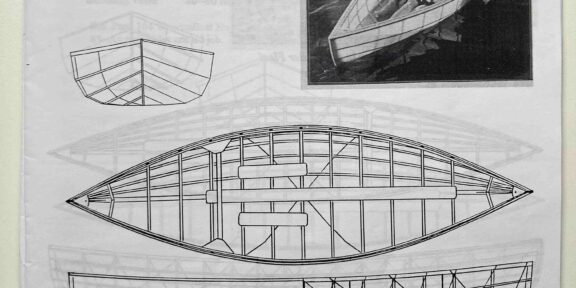 Kanoe z dreva a plátna &#8211; plán a materiál na stavbu