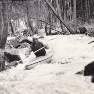 Prvosjezd Lomnického potoka v roce 1985.