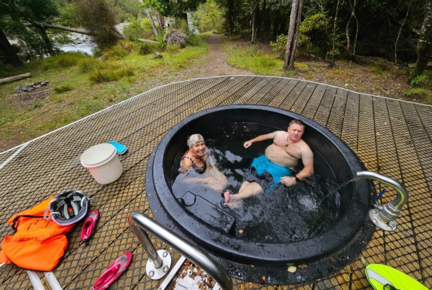 Mangatainoka Hot Springs.