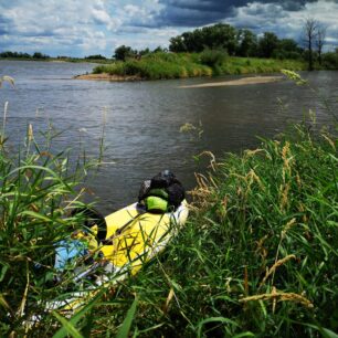 Soutok Lužické Nisy a Odry. Konec prvního velkého paddleboardového putování.