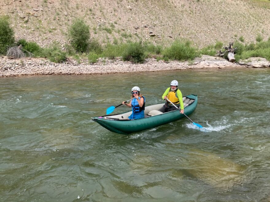 Dojezd na Hoback river.