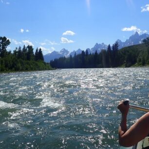 Snake River a výhledy na horu Grand Teton.