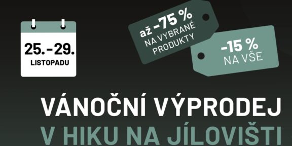 Vánoční výprodej na Jílovišti