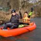 Vodácká parta Hrab Boats na jarní Odře