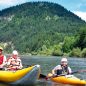 Řeky Orava a Dunajec protékají krásnou krajinou bez jezů