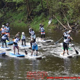 SUP down river open race Paraplíčko 2015