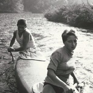 Letní Vltava s manželkou, 1961