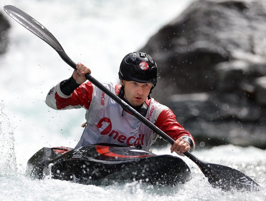 Viki Legat při závodu Bramset Downhill / F: Njål Arnar Johansen