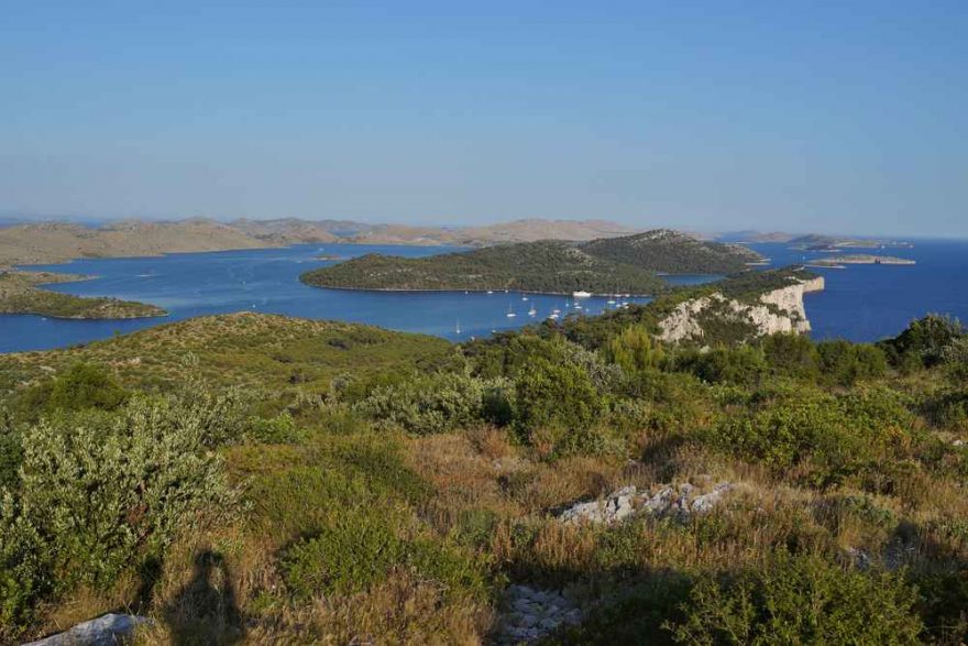 Přírodní park Telaščica na v jižní části ostrova Dugi Otok