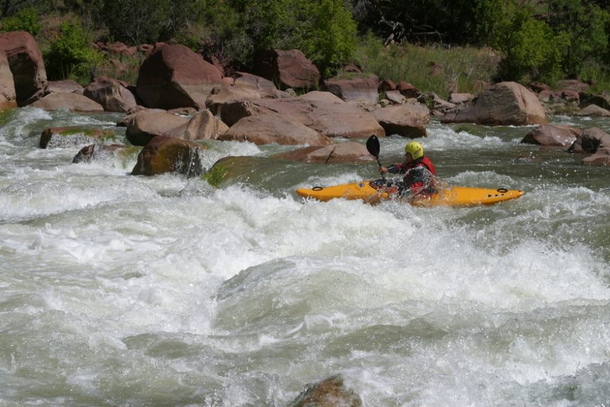 Greeen River, Utah, peřej Ďáblova zahrádka, 2004