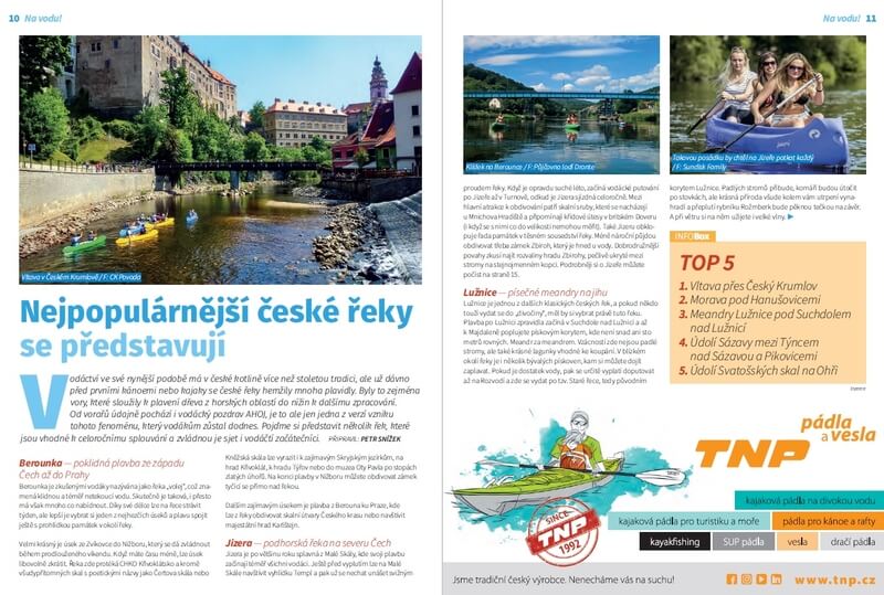 Nejpopulárnější české řeky se představují