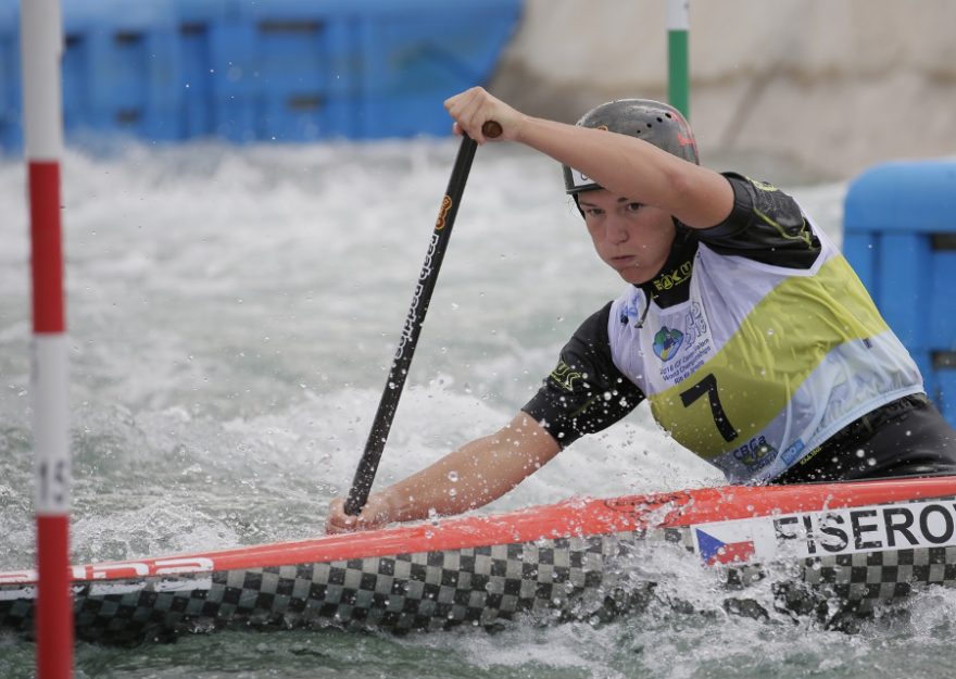 Singlkanoistka Tereza Fišerová na MS v Riu / F: Martin Hladík