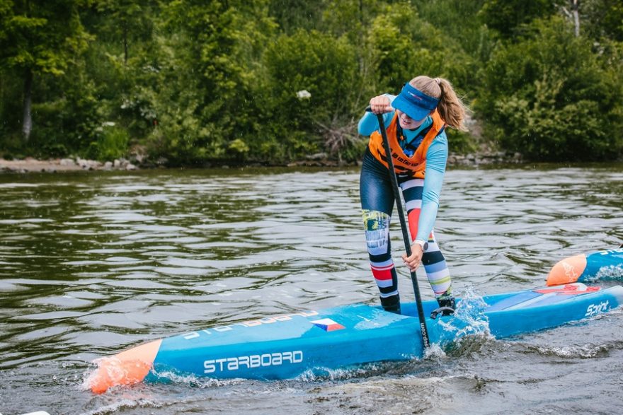 Z domácího závodu TAMBO SUP RACE / F: archiv Kristýny Babiánkové