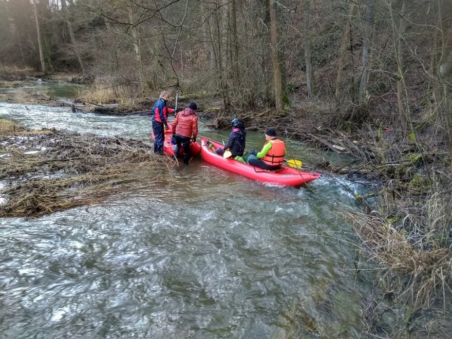 Na tomto místě se někteří vykoupali / F: archiv Hrab Boats