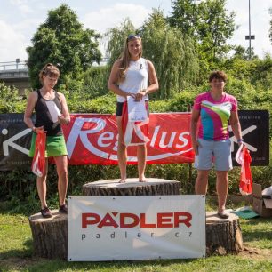 Vítězky ženy krátkého závodu Slapy-Praha