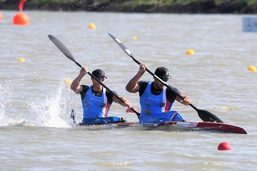 Pepa s Radkem šloudem obsadili na MS v Szegedu 2019 v K2 100M čtvrté místo a zajistili si postup na olympiádu / F: Ivana Roháčková