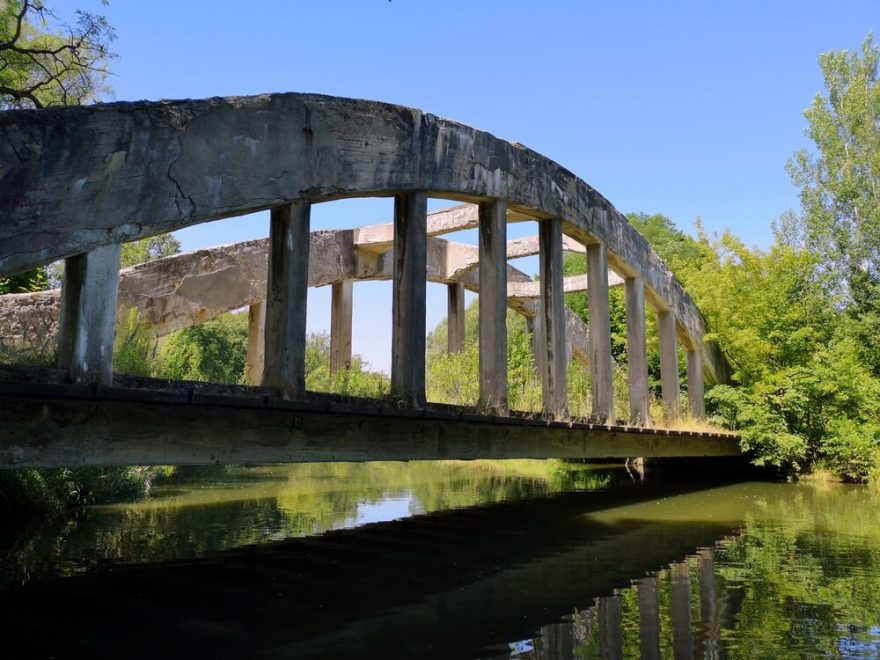 Most na ostrov duchů u Žarki Vielkie (pod Bad Muskau) / F: Monika Klemšová