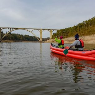 Podolský most je ideálním výstupním místem / F: Jan Hocek